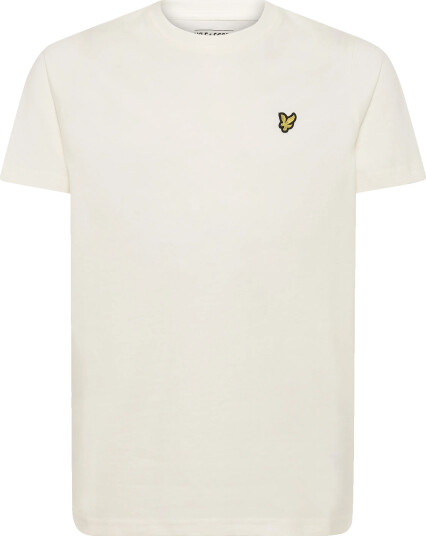 Lyle & Scott Midweight Cotton Plain T Shirt Cream 10 11 Lyle & Scott Midweight Cotton Plain T Shirt Cream 10 11
