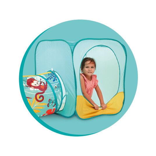 Ludi - Play area with tunnel and balls - (LU90110) Ludi - Play area with tunnel and balls - (LU90110)