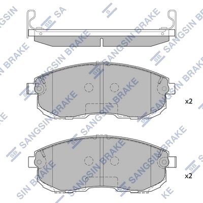 Hi Q SP1107 FB Bremseklosser