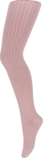 MP Strømpebukser Bambus/Ull Rib Lenox Wood Rose MP 160 Strømpebukser Rosa