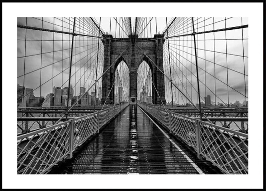 Brooklyn Bridge Poster Plakat / 50x70cm