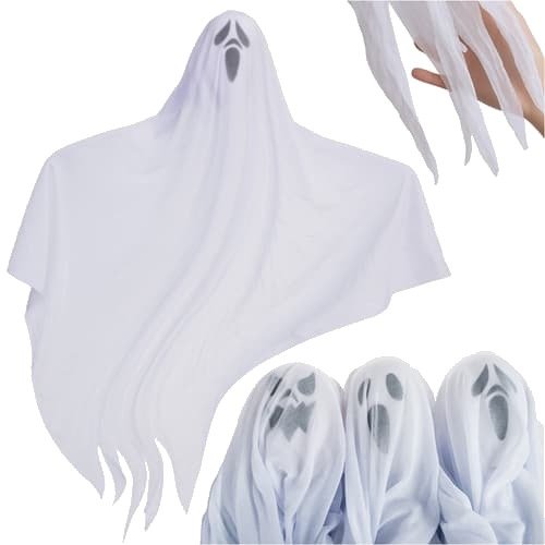 Halloween Hengende Spøkelser 75 cm 3 stk