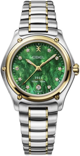 Ebel 1911 Dameklokke 1216663 Turkis/18 karat gult gull Ø34 mm Ebel 1911 Dameklokke 1216663 Turkis/18 karat gult gull Ø34 mm