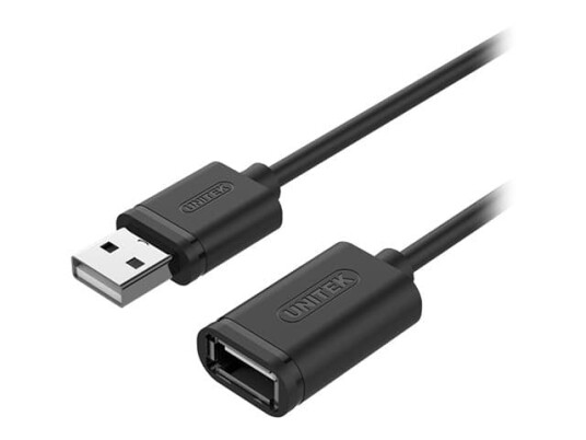 Unitek Y-C450GBK - USB-forlengelseskabel - USB (hann) til USB (hunn) - USB 2.0 - 2 m - svart