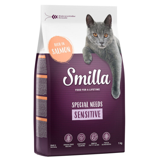 Smilla Adult Sensitive Kornfri Laks 1 kg