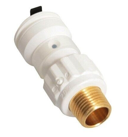 Henco straight male iron adapter 26x3/4