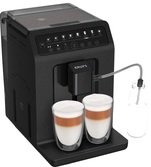Krups EA897B10 Automatisk Espressomaskin med Melkeskummer 15 Bar - Skifergrå Krups EA897B10 Automatisk Espressomaskin med Melkeskummer 15 Bar - Skifergrå