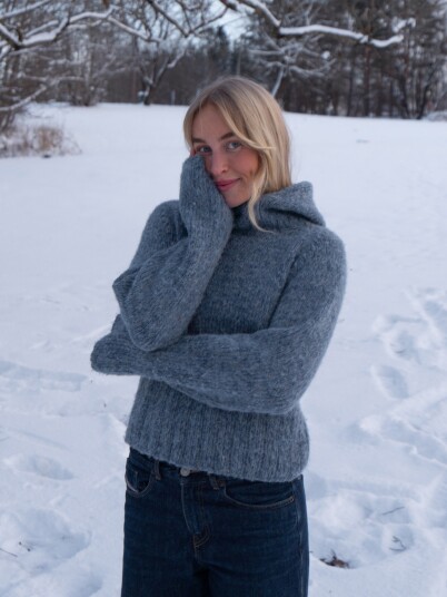 House Of Yarn ØK 07 02c Krogh Storm hettegenser