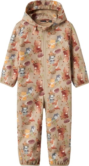 Name It Softshell Dress NbnAlfa08 Oxford Tan/Skogsmark Name It 50/56 Softshell 50 56