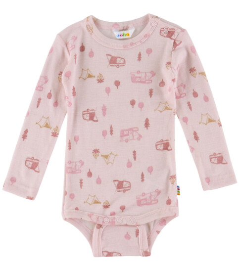 Joha Body I/e Ull Lyserød m. Camping 60 Langermet Body Rosa Joha Body I/e Ull Lyserød m. Camping 60 Langermet Body Rosa