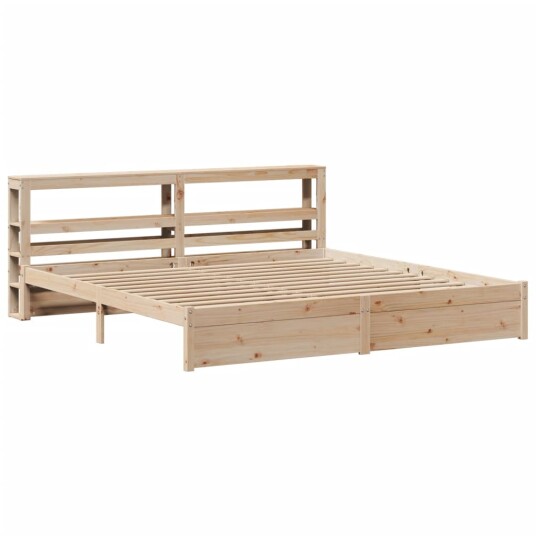Sengeramme med hodegavl 180x200 cm heltre furu 3306001