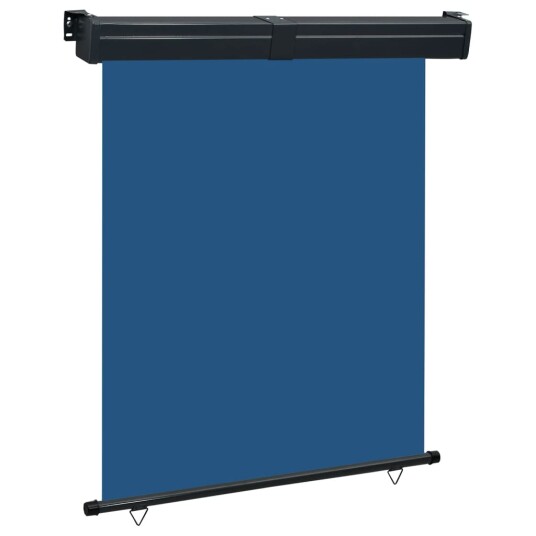 vidaXL Sidemarkise for balkong 140x250 cm blå