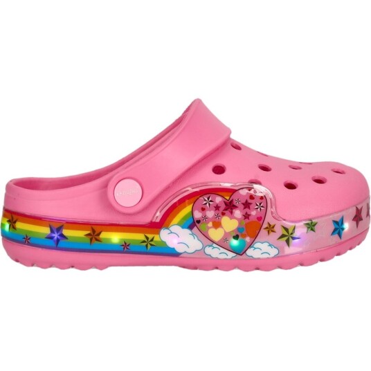 Zigzag Burundi Closed Kids Sandal W/Lights Cotton Candy 27