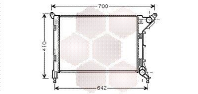 Radiator VAN WEZEL 06002310