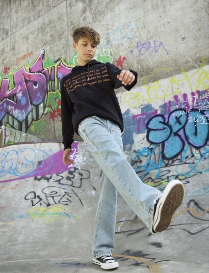 Hound Extra Wide Jeans Blue 16Y/29