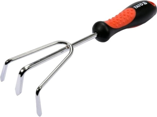 Yato Yt 8890 Håndrake Sort Oransje Sølv Stål Plast Sort Oransje 8 Cm