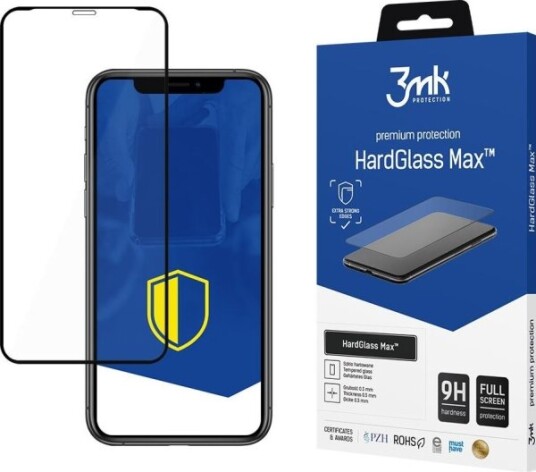 3Mk Apple iPhone XR/11 Black Hardglass Max