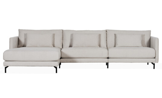 Soffadirekt LINDE Divansofa Stor Venstre Beige Soffadirekt LINDE Divansofa Stor Venstre Beige