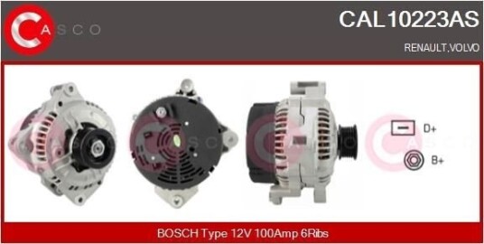 CASCO CAL10223AS Dynamo