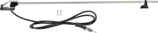 Antenne Am/Fm Universal Din Chrome 118Cm Antenne Am/Fm Universal Din Chrome 118Cm