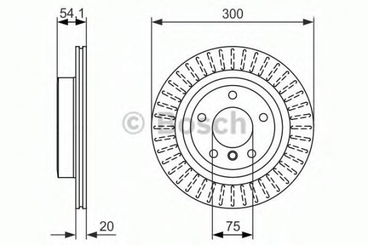 Bremseskive BOSCH 0 986 479 775 Bremseskive BOSCH 0 986 479 775