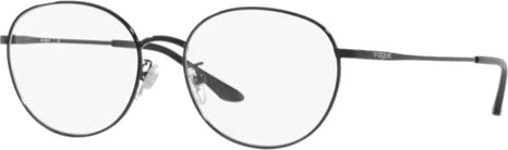 Briller   VO4116D fra Vogue   Svart   metall   Oval   Small