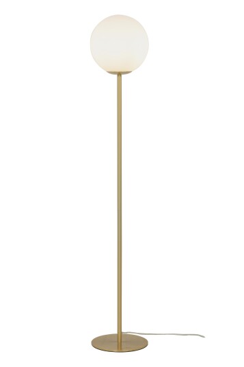 Aneta Lighting MOLEKYL gulvlampe matt messing/hvit E14 DEMOVARE