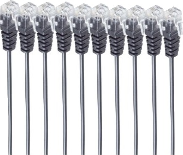 Shiverpeaks Bs70084-1-Set10 1 M Rj-11 Rj-11 Sort Hankjønn Hankjønn