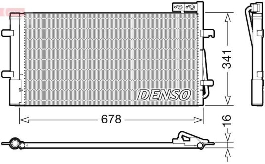 Kondensator DENSO DCN02035 Kondensator DENSO DCN02035