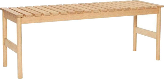 Hübsch - Row Bench Large Natural Hübsch - Row Bench Large Natural