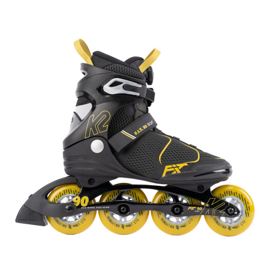 K2 Fit 90 BOA M 22/23, rulleskøyte herre 10,5/44 Gray_mustard K2 Fit 90 BOA M 22/23, rulleskøyte herre 10,5/44 Gray_mustard