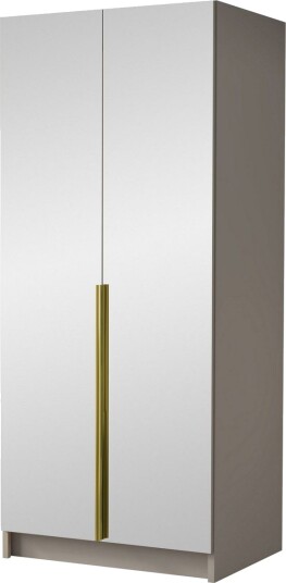 Julissa Garderobe med Speil 100 cm - Kashmir/Gull