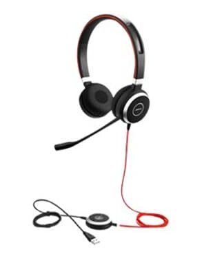 Jabra Evolve 40 Ms Hodesett 3,5 Mm Jakk, Usb-a Skype For Business Stereo Svart Jabra Evolve 40 Ms Hodesett 3,5 Mm Jakk, Usb-a Skype For Business Stereo Svart