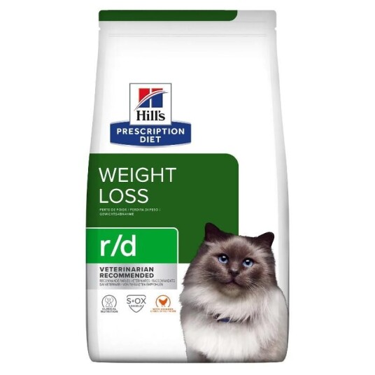 Hill's Prescription Diet r/d Kylling 3 kg Tørrfôr for Katt - Veterinærfôr for Vektnedgang