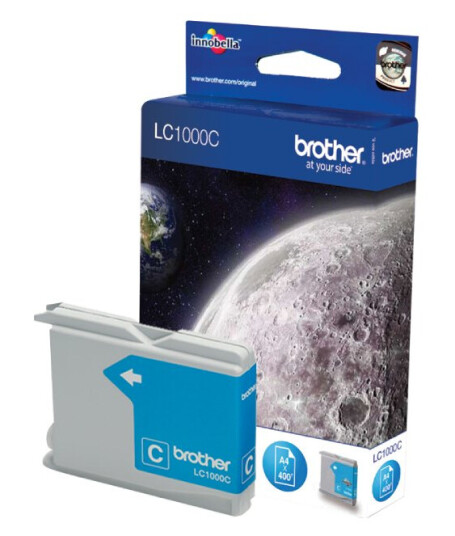 Brother LC1000 C blekkpatron - Original - Cyan 6,95 ml Brother LC1000 C blekkpatron - Original - Cyan 6,95 ml