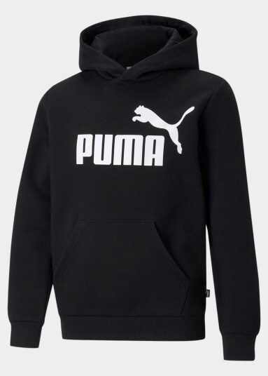 Puma Ess Big Logo Hoodie Fl B Black 140 Hoodies Puma Ess Big Logo Hoodie Fl B Black 140 Hoodies