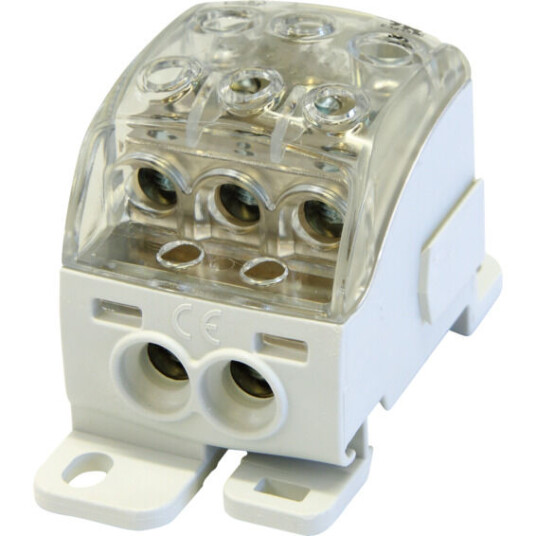 Cenika DISTRIBUSJONSBLOKK 220A AL/CU 1x10-70/1xflatkabel 15,5x3 - 1200562