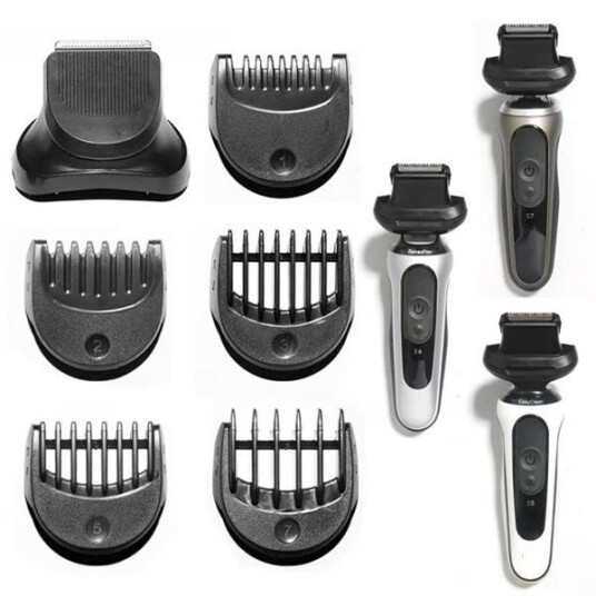 Trimmersett med kammer og barberhøvel til Braun Series 5/6/7 barbermaskin Trimmersett med kammer og barberhøvel til Braun Series 5/6/7 barbermaskin