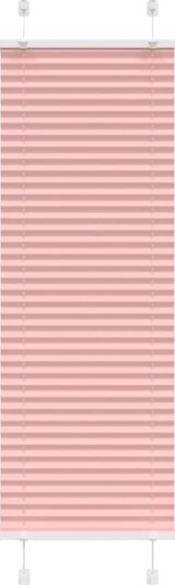 plisségardin Rosa 45x150 cm Stoff Bredde 44,4 Polyester
