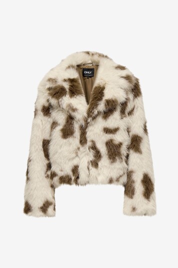 Only Jakke i fuskepels onlJamie Faux Fur CC Otw Grå Only Jakke i fuskepels onlJamie Faux Fur CC Otw Grå