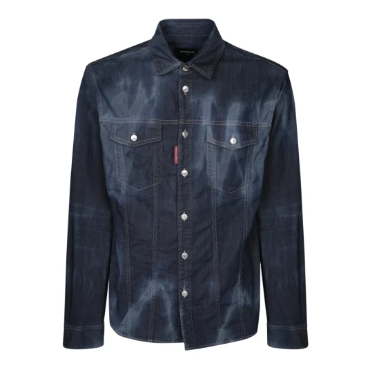 Dsquared2 Herre Skjorter Blå S, Dsquared2 Herre Skjorter Blå S,