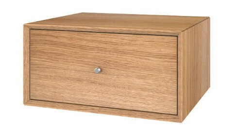 The Box Vegghengt Nattbord 40x20cm Med Skuff (Størrelse: 40x20, Fargekombinasjon: Eik Med Eik Skuff)