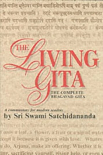 Living Gita Av Swami Satchidananda Living Gita Av Swami Satchidananda