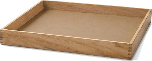 LIND DNA Even teakbrett square S Nupo nougat