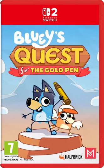Bluey's Quest for the Gold Pen Nintendo Switch 2 2-pakning