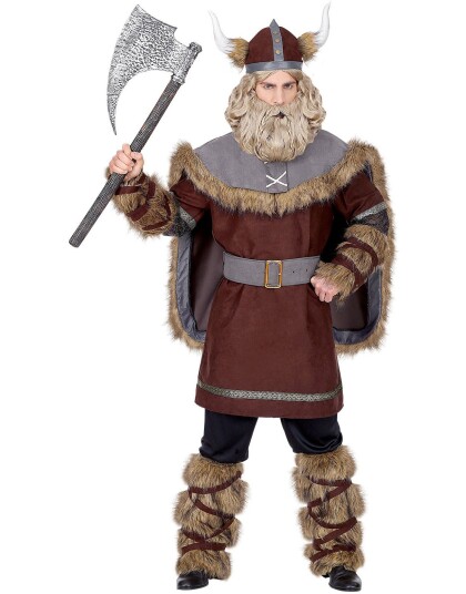 Komplett Viking Kostyme til Mann 6 Deler