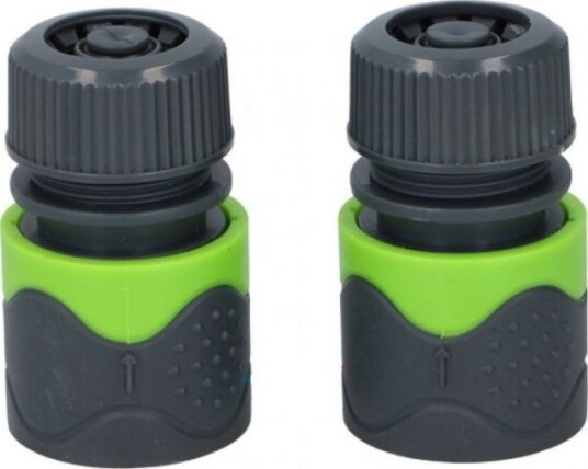 Kinzo - 1/2 Hageslangekobling (2 Stk.) Kinzo - 1/2 Hageslangekobling (2 Stk.)