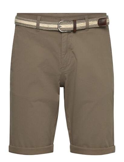 Lindbergh Superflex Chino Shorts W?. Belt Khaki green XXL
