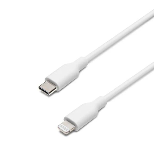 Linocell USB-C til Lightning-kabel 2 m Hvit - MFi Sertifisert