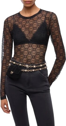 Pinko Dame Topper Svart S,